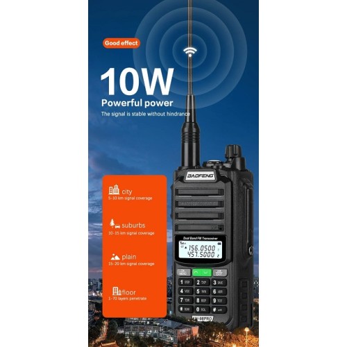 Φορητός πομποδέκτης UHF/VHF - UV98 PRO - Baofeng - 402987 - Green Φορητός πομποδέκτης UHF/VHF - UV98 PRO - Baofeng - 402987 - Green