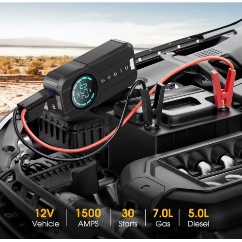 Εκκινητής μπαταρίας οχημάτων Jump Starter & αεροσυμπιεστής - JG819 - 567819 Εκκινητής μπαταρίας οχημάτων Jump Starter & αεροσυμπιεστής - JG819 - 567819