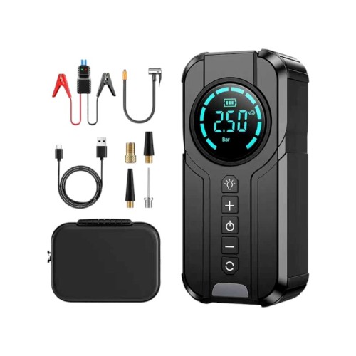 Εκκινητής μπαταρίας οχημάτων Jump Starter & αεροσυμπιεστής - JG819 - 567819 Εκκινητής μπαταρίας οχημάτων Jump Starter & αεροσυμπιεστής - JG819 - 567819