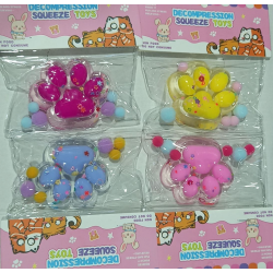 Πατούσα Antistress Squishy με φωτισμό - Σετ 16pcs - GA524-7 - 652471