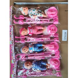 Παιδικό καροτσάκι με κούκλα - ST615-K12 - 316335