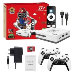 Φορητή κονσόλα παιχνιδιών & Android TV Box με 2 χειριστήρια - G7 - 812952