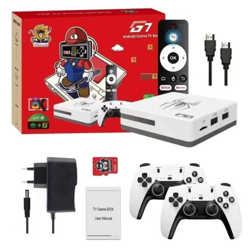 Φορητή κονσόλα παιχνιδιών & Android TV Box με 2 χειριστήρια - G7 - 812952 Φορητή κονσόλα παιχνιδιών & Android TV Box με 2 χειριστήρια - G7 - 812952