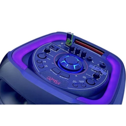 Φορητό ηχείο subwoofer με 2 μικρόφωνα Karaoke - AO-1299 - 801148 Φορητό ηχείο subwoofer με 2 μικρόφωνα Karaoke - AO-1299 - 801148