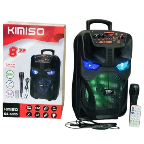 Φορητό ηχείο subwoofer με μικρόφωνο Karaoke - QS-5805 - 813058 Φορητό ηχείο subwoofer με μικρόφωνο Karaoke - QS-5805 - 813058