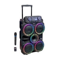 Φορητό ηχείο subwoofer με μικρόφωνο Karaoke - QS-4238 - 813126 Φορητό ηχείο subwoofer με μικρόφωνο Karaoke - QS-4238 - 813126