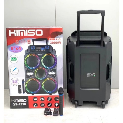 Φορητό ηχείο subwoofer με μικρόφωνο Karaoke - QS-4238 - 813126 Φορητό ηχείο subwoofer με μικρόφωνο Karaoke - QS-4238 - 813126