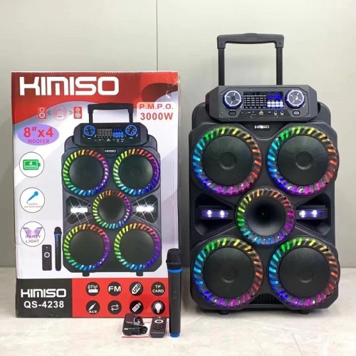 Φορητό ηχείο subwoofer με μικρόφωνο Karaoke - QS-4238 - 813126 Φορητό ηχείο subwoofer με μικρόφωνο Karaoke - QS-4238 - 813126