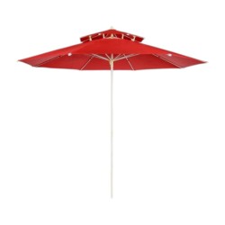 Ομπρέλα κήπου - Αντιανεμική - YB3088 - 3m - 960217 - Red