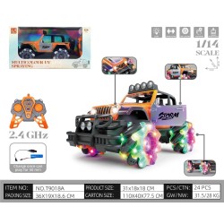 Τηλεκατευθυνόμενο αυτοκίνητο Τζιπ με φωτισμό - T9018A-1:14 - 502175