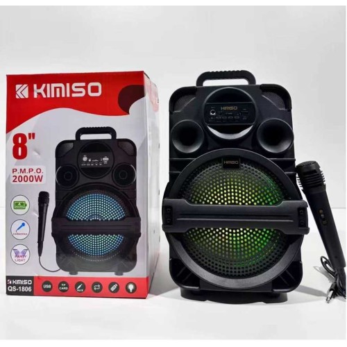 Φορητό ηχείο subwoofer με μικρόφωνο Karaoke - QS-1806 - 813065 Φορητό ηχείο subwoofer με μικρόφωνο Karaoke - QS-1806 - 813065