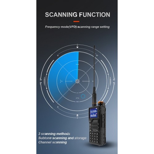 Φορητός πομποδέκτης UHF/VHF - UK5 PLUS - Baofeng - 250455 Φορητός πομποδέκτης UHF/VHF - UK5 PLUS - Baofeng - 250455