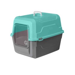 Κλουβί μεταφοράς γάτας πλαστικό - Catbus - 52x37x48cm - 006163 - Green