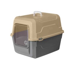 Κλουβί μεταφοράς γάτας πλαστικό - Catbus - 52x37x48cm - 006194 - Beige