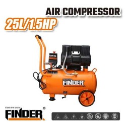Αεροσυμπιεστής 25L/1.5HP - 198378 - Finder
