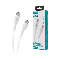 Καλώδιο φόρτισης & data - USB Type-C σε Type-C - Fast Charge - X102-C - 60W - 523004 Καλώδιο φόρτισης & data - USB Type-C σε Type-C - Fast Charge - X102-C - 60W - 523004