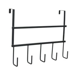 Μεταλλική κρεμάστρα πόρτας 5 θέσεων - 57908