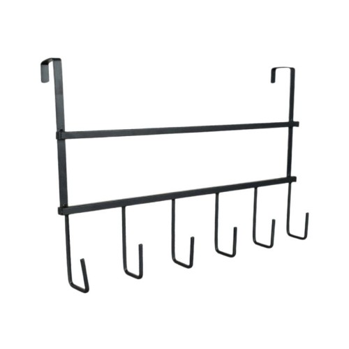 Μεταλλική κρεμάστρα πόρτας 6 θέσεων - 57909