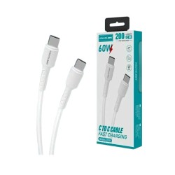Καλώδιο φόρτισης & data - USB Type-C σε Type-C - Fast Charge - X102-C- 2m - 60W - 632409 Καλώδιο φόρτισης & data - USB Type-C σε Type-C - Fast Charge - X102-C- 2m - 60W - 632409