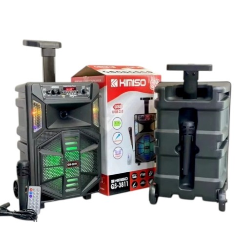 Φορητό ηχείο subwoofer με μικρόφωνο Karaoke - QS-3811 - 813188 Φορητό ηχείο subwoofer με μικρόφωνο Karaoke - QS-3811 - 813188