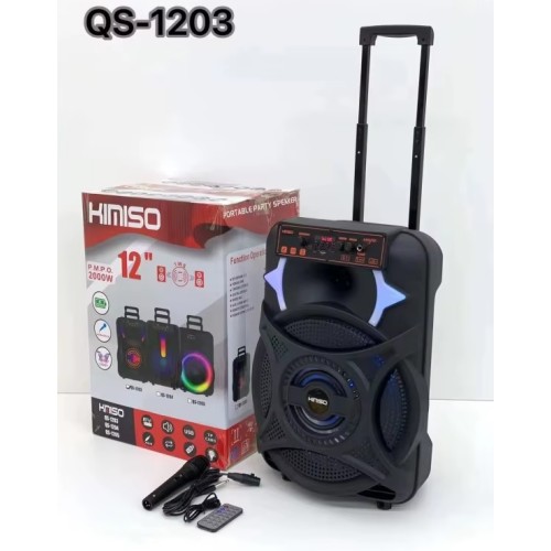 Φορητό ηχείο subwoofer με μικρόφωνο Karaoke - QS-1203 - 813225 Φορητό ηχείο subwoofer με μικρόφωνο Karaoke - QS-1203 - 813225