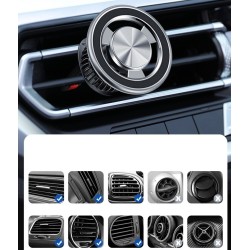 Μαγνητική βάση στήριξης smartphone αυτοκινήτου - G299 - 813478 - Gun Grey