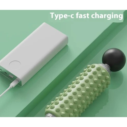 Επαναφορτιζόμενο Massage Roller - USB - 813607 - Green Επαναφορτιζόμενο Massage Roller - USB - 813607 - Green