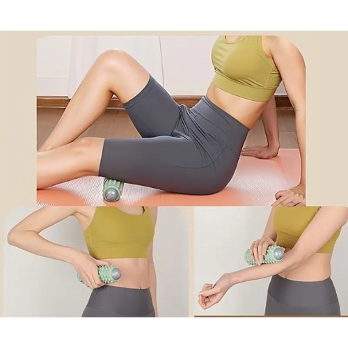 Επαναφορτιζόμενο Massage Roller - USB - 813607 - Green Επαναφορτιζόμενο Massage Roller - USB - 813607 - Green