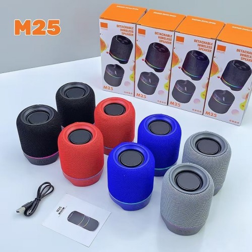 Ασύρματο ηχείο Bluetooth διπλό - M25 - 813638 - Red Ασύρματο ηχείο Bluetooth διπλό - M25 - 813638 - Red