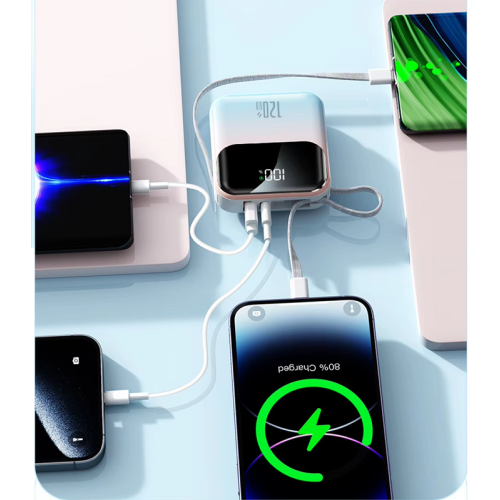 Powerbank Mini - Fast Charge - 10.000mah - DX337 - 813669 - Blue/Pink Powerbank Mini - Fast Charge - 10.000mah - DX337 - 813669 - Blue/Pink