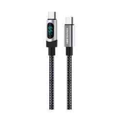 Καλώδιο φόρτισης & data με ψηφιακή οθόνη - USB Type-C σε Type-C - Super Fast Charge - X163 - 65W - 901639 Καλώδιο φόρτισης & data με ψηφιακή οθόνη - USB Type-C σε Type-C - Super Fast Charge - X163 - 65W - 901639