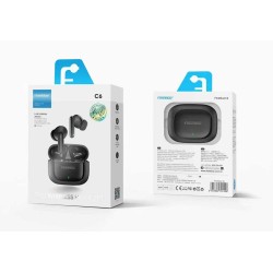 Ασύρματα ακουστικά Bluetooth με θήκη φόρτισης - C6 - Fineblue - 701458