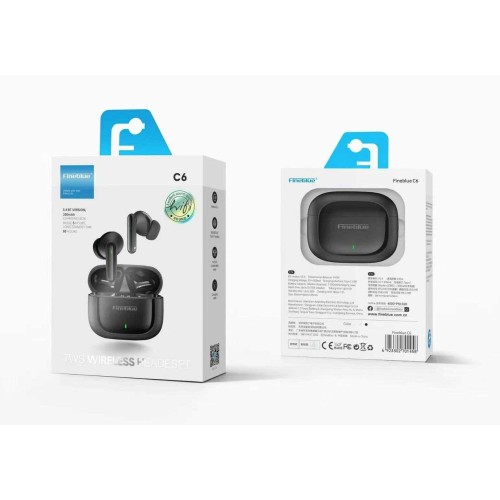 Ασύρματα ακουστικά Bluetooth με θήκη φόρτισης - C6 - Fineblue - 701458 Ασύρματα ακουστικά Bluetooth με θήκη φόρτισης - C6 - Fineblue - 701458