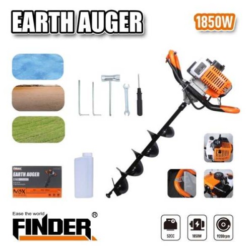 Τριβέλα εδάφους βενζίνης - 1850W/2.5HP - 198510 - Finder Τριβέλα εδάφους βενζίνης - 1850W/2.5HP - 198510 - Finder