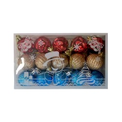 Σετ Χριστουγεννιάτικες μπάλες - 15pcs - 023910 Σετ Χριστουγεννιάτικες μπάλες - 15pcs - 023910