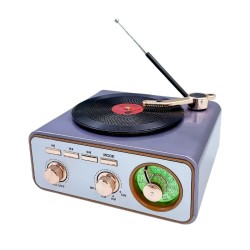 Επαναφορτιζόμενο ραδιόφωνο Retro - M1217BT - 112172 - Purple