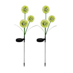 Φωτιζόμενα διακοσμητικά λουλούδια LED με ηλιακό πάνελ - 2pcs - 150319 - Yellow Φωτιζόμενα διακοσμητικά λουλούδια LED με ηλιακό πάνελ - 2pcs - 150319 - Yellow