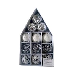 Σετ Χριστουγεννιάτικες μπάλες - 5cm - 12pcs - 231016 Σετ Χριστουγεννιάτικες μπάλες - 5cm - 12pcs - 231016
