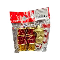 Σετ Χριστουγεννιάτικα στολίδια - 9pcs - 23232 Σετ Χριστουγεννιάτικα στολίδια - 9pcs - 23232