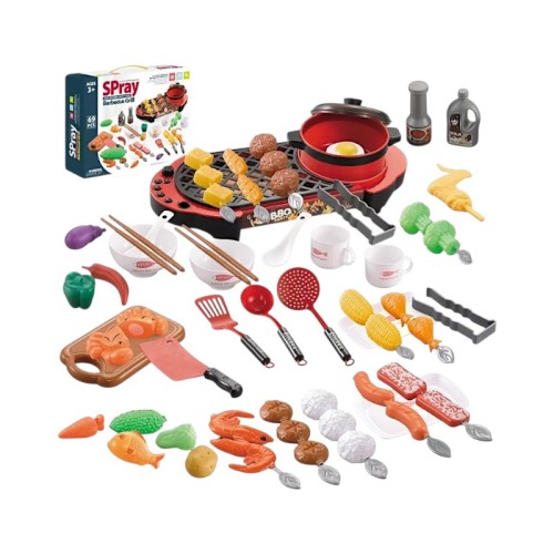 Παιδικό σετ μαγειρικής Barbeque-Grill - 69pcs - 5716 - 234598 Παιδικό σετ μαγειρικής Barbeque-Grill - 69pcs - 5716 - 234598