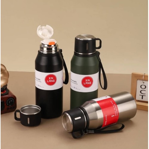 Φορητό παγούρι-θερμός - 1000ml - 413265 - Silver