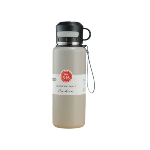 Φορητό παγούρι-θερμός - 600ml - 413296 - Grey