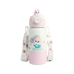 Παιδικό παγούρι-θερμός - 500ml - 413418 - Pink