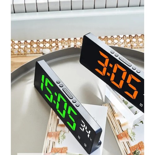 Ψηφιακό ρολόι - Ξυπνητήρι - 6631 - 466318 - Orange Ψηφιακό ρολόι - Ξυπνητήρι - 6631 - 466318 - Orange