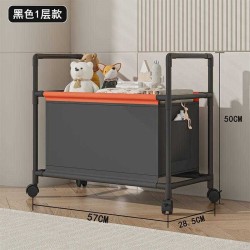 Καλάθι απλύτων & αποθήκευσης τροχήλατο - YH6906-1 - 114081 - Black