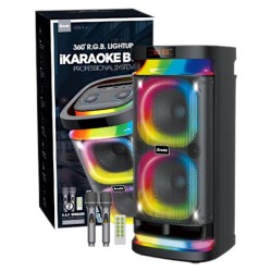Φορητό ηχείο subwoofer με 2 μικρόφωνα Karaoke - BTS-1990 - 719909
