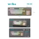 Ενσύρματο πληκτρολόγιο Η/Υ - LED RGB - WB-222 - Weibo - 658335