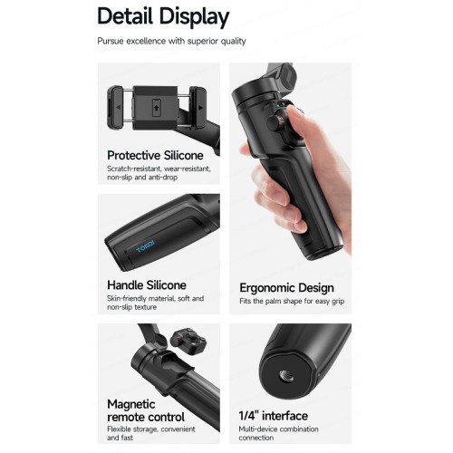 Σταθεροποιητής εικόνας Gimbal για smartphone - M05 - 813676 Σταθεροποιητής εικόνας Gimbal για smartphone - M05 - 813676