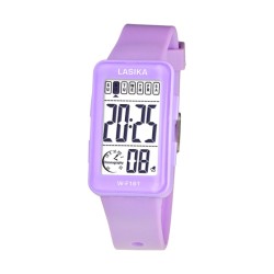 Ψηφιακό ρολόι χειρός - LS161 - Lasika - 817391 - Purple
