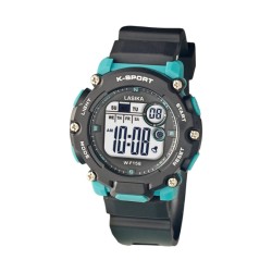 Ψηφιακό ρολόι χειρός - LS156 - Lasika - 817445 - Black/Blue Ψηφιακό ρολόι χειρός - LS156 - Lasika - 817445 - Black/Blue